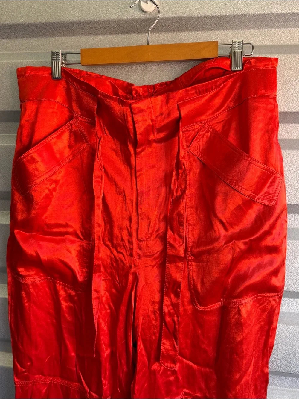 J. Crew NWT wide leg belted pant